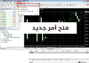 تسجيل الأمر في الفوركس وحركة السعر - تسجیل الأمر