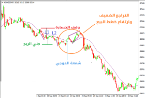 كيفية التداول في الاتجاه الهابط القوي - الاتجاه الهابط القوی