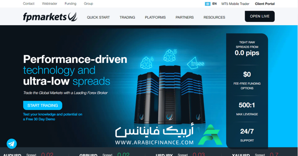 تقییم شركة FP Markets -